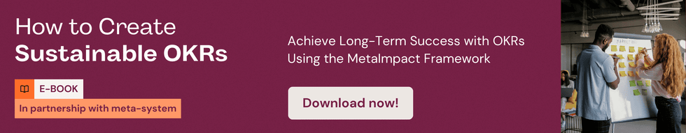 How to create sustainable OKRs